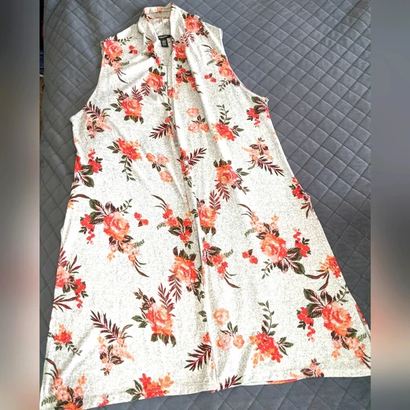 Rouge Collection Floral Cardigan Duster - Picture 4 of 8